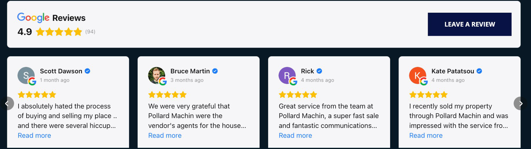 What our customers say about us